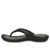 Crocs ソフトソール コージー フリップフロップ ユニセックス ブラック グレー 10024-05M