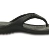 Crocs ソフトソール コージー フリップフロップ ユニセックス ブラック グレー 10024-05M