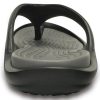 Crocs ソフトソール コージー フリップフロップ ユニセックス ブラック グレー 10024-05M