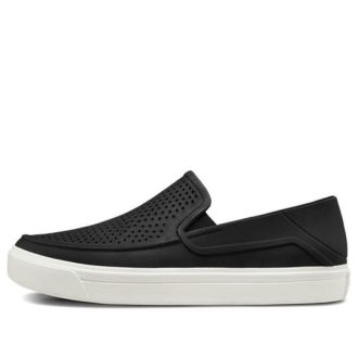 Crocs アスレジャー カジュアル スポーツシューズ ブラック ホワイト 202363-066