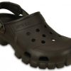 Crocs ミニマル 耐摩耗性 コージー スポーツ ユニセックス ブラウン サンダル 202651-23B