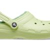 Crocs クラシック ラインド ユニセックス ブルー サンダル 203591-335