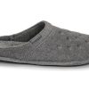 Crocs クラシック スリッパ カジュアル 厚手 保温 シューズ ユニセックス グレー 203600-00Q