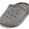 Crocs クラシック スリッパ カジュアル 厚手 保温 シューズ ユニセックス グレー 203600-00Q