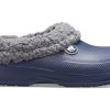 Crocs ステイウォーム コージー 耐摩耗性 スポーツ ユニセックス ブルー サンダル 204563-4HE