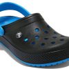 Crocs 耐摩耗性 軽量 コージー スポーツ ユニセックス ブラック ブルー サンダル “ブラック ブルー” 205237-49S