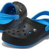 Crocs 耐摩耗性 軽量 コージー スポーツ ユニセックス ブラック ブルー サンダル “ブラック ブルー” 205237-49S