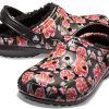 Crocs クラシック ステイ ウォーム コージー スポーツ ユニセックス ブラックレッド サンダル “ブラックレッド” 205324-643