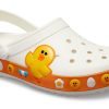 Crocs クラシック クロッグ ライン フレンズ ビーチ ホワイト イエロー ユニセックス サンダル “ホワイト イエロー” 205791-100