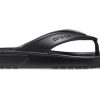 Crocs クラシック コージー ノンスリップ フリップフロップ ユニセックス ブラック 206119-001