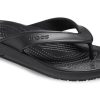 Crocs クラシック コージー ノンスリップ フリップフロップ ユニセックス ブラック 206119-001