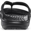 Crocs クラシック コージー ノンスリップ フリップフロップ ユニセックス ブラック 206119-001