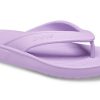 Crocs クラシック コージー ノンスリップ フリップフロップ ユニセックス パープル 206119-5PR