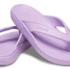 Crocs クラシック コージー ノンスリップ フリップフロップ ユニセックス パープル 206119-5PR