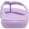 Crocs クラシック コージー ノンスリップ フリップフロップ ユニセックス パープル 206119-5PR