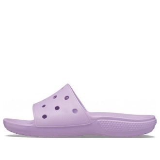 Crocs クラシック ソフトソール コージー スポーツ スリッパ ユニセックス パープル 206121-5PR