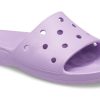 Crocs クラシック ソフトソール コージー スポーツ スリッパ ユニセックス パープル 206121-5PR