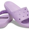 Crocs クラシック ソフトソール コージー スポーツ スリッパ ユニセックス パープル 206121-5PR