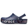 Crocs バヤバンド プリント サンダル ユニセックス ブルー 206233-410