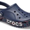 Crocs バヤバンド プリント サンダル ユニセックス ブルー 206233-410