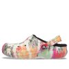 Crocs クラシック クロッグ タイダイ シューズ マルチカラー ブラック 206341-0C4