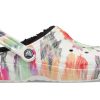 Crocs クラシック クロッグ タイダイ シューズ マルチカラー ブラック 206341-0C4