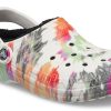 Crocs クラシック クロッグ タイダイ シューズ マルチカラー ブラック 206341-0C4