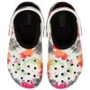 Crocs クラシック クロッグ タイダイ シューズ マルチカラー ブラック 206341-0C4