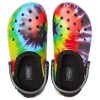 Crocs クラシック タイダイ ステイウォーム コージー クロックス スポーツスリッパ ユニセックス パープルレッド 206341-988