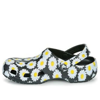 Crocs クラシック クロデイジー フルプリント サンダル ユニセックス ブラック 206375-0ZI