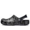 Crocs クラシック クロッグ カモフラージュ プリント ビーチサンダル ブラック ユニセックス 206454-001