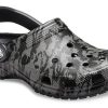 Crocs クラシック クロッグ カモフラージュ プリント ビーチサンダル ブラック ユニセックス 206454-001