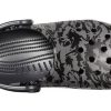 Crocs クラシック クロッグ カモフラージュ プリント ビーチサンダル ブラック ユニセックス 206454-001
