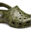Crocs クラシッククロッグ カモフラージュプリント ビーチ アーミーグリーン サンダル 206454-309