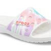 Crocs クラシック タイダイ パターン スリッパ マルチカラー 206520-6SN