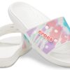 Crocs クラシック タイダイ パターン スリッパ マルチカラー 206520-6SN