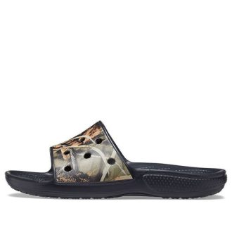 Crocs クラシック スタイリッシュ スポーツ スリッパ ユニセックス ブラック ブラウン 206521-001