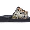 Crocs クラシック スタイリッシュ スポーツ スリッパ ユニセックス ブラック ブラウン 206521-001