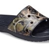 Crocs クラシック スタイリッシュ スポーツ スリッパ ユニセックス ブラック ブラウン 206521-001