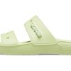 Crocs クラシック クロッグ コージー ユニセックス グレーグリーン スリッパ 206761-335