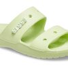 Crocs クラシック クロッグ コージー ユニセックス グレーグリーン スリッパ 206761-335