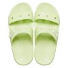 Crocs クラシック クロッグ コージー ユニセックス グレーグリーン スリッパ 206761-335