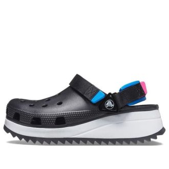 Crocs クラシック ハイカー クロッグ スポーツ ブラック ブルー レッド サンダル “ブラック ブルー レッド” 206772-001