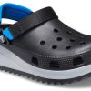 Crocs クラシック ハイカー クロッグ スポーツ ブラック ブルー レッド サンダル “ブラック ブルー レッド” 206772-001