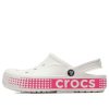 Crocs クラシッククロッグ 通気性 滑り止めシューズ ピンク ホワイト 206852-100