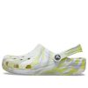 Crocs クラシック クロッグ マーブル ビーチ スポーツ ユニセックス ホワイトグレー サンダル “ホワイトグレー” 206867-1FJ