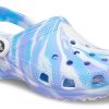 Crocs クラシック クロッグ マーブル ビーチ スポーツ ユニセックス ホワイト ブルー サンダル “ホワイト ブルー” 206867-1FK