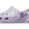 Crocs クラシック カジュアル ユニセックス パープル サンダル 206867-5PT