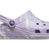 Crocs クラシック カジュアル ユニセックス パープル サンダル 206867-5PT
