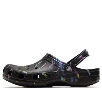 Crocs クラシッククロッグ カジュアル 通気性 ビーチシューズ ブラック ユニセックス 206868-001 Crocs クラシッククロッグ カジュアル 通気性 ビーチシューズ ブラック ユニセックス 206868-001